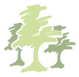 Icons Bäume als Illustration